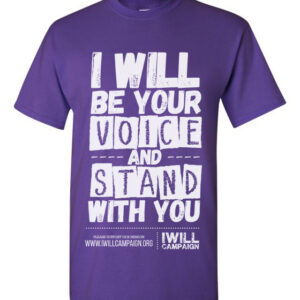 I Will be you voice and stand with you (12 colors)