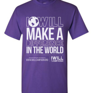 I Will make a difference in the world (12 colors)